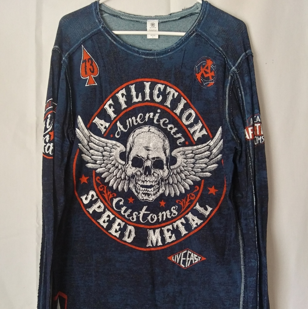 Men's Affliction long sleeve T-shirt